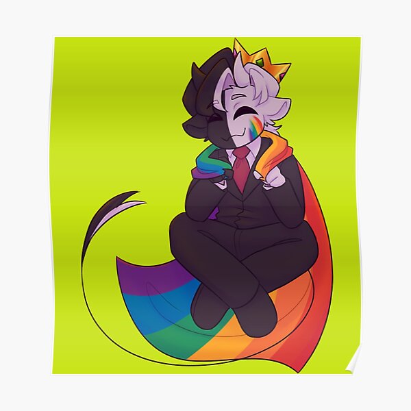 Ranboo Pride Chibi Rainbow Gay Poster For Sale By Geovagoodwin