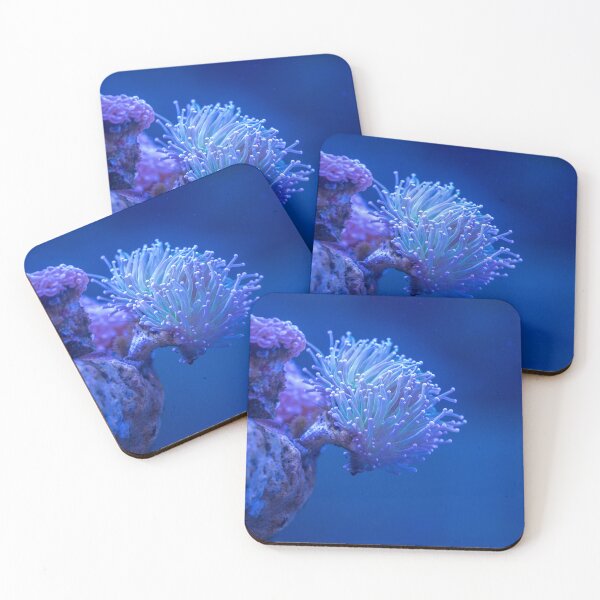 Item preview, Beautiful Blue Sea Anemone on Coral Reef designed and sold by Luxxe87.