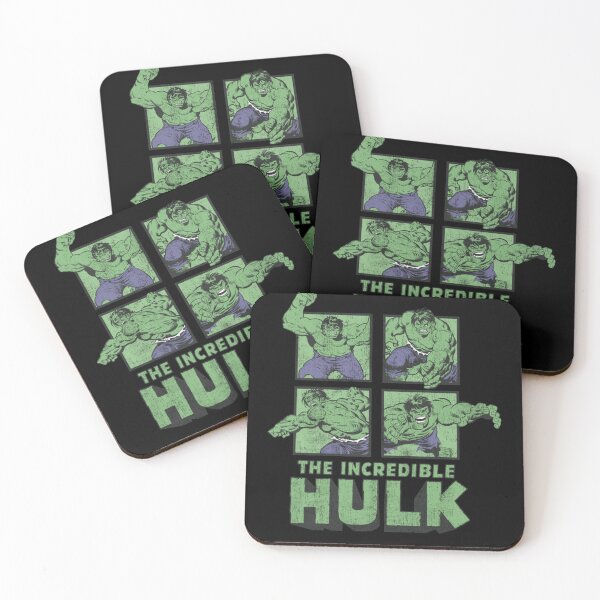 Item preview, The Incredible Huck Action Pose Squares Retro Poster  designed and sold by odeersemiab.