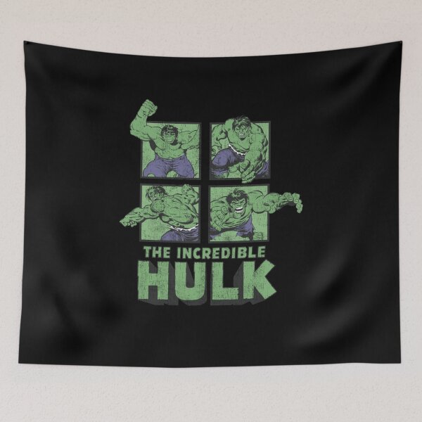 Item preview, The Incredible Huck Action Pose Squares Retro Poster  designed and sold by odeersemiab.