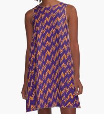 Clemson Zig Zag Tiger Print Gameday Dress A-Line Dress