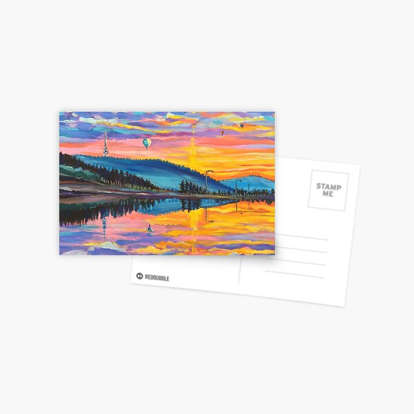 Early Spring Morning, Ginkgo Dam Postcard