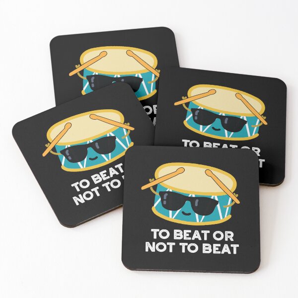 Item preview, To Beat Or Not To Beat Shakespeare Funny Drum Puns (Dark BG) designed and sold by punnybone.