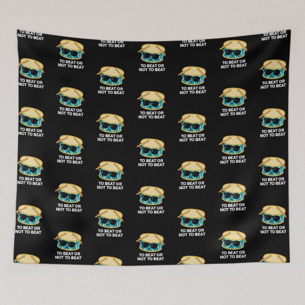 Item preview, To Beat Or Not To Beat Shakespeare Funny Drum Puns (Dark BG) designed and sold by punnybone.