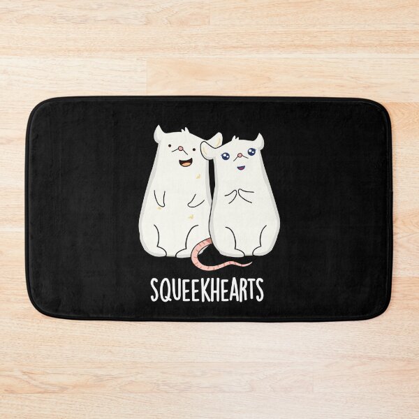 Item preview, Squeekhearts Funny Mouse Puns (Dark BG) designed and sold by punnybone.