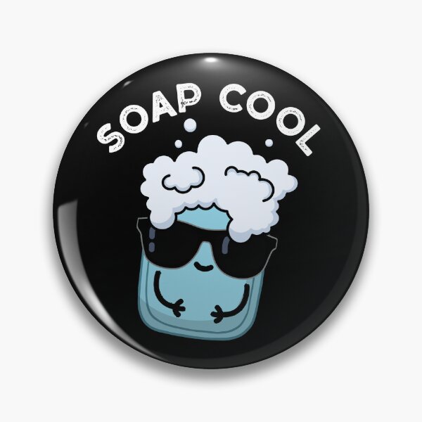 Item preview, Soap Cool Funny Soap Puns (Dark BG) designed and sold by punnybone.