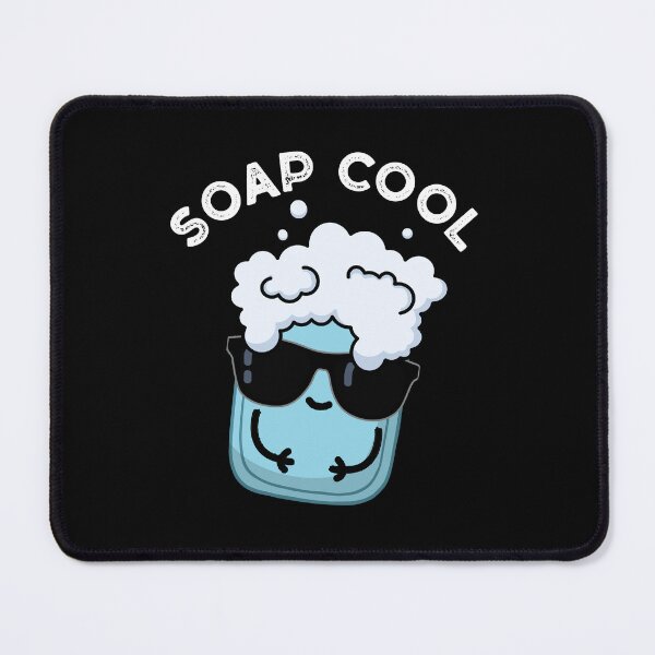 Item preview, Soap Cool Funny Soap Puns (Dark BG) designed and sold by punnybone.