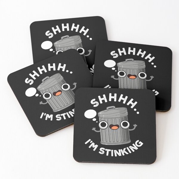 Item preview, I'm Stinking Funny Trash Puns (Dark BG) designed and sold by punnybone.