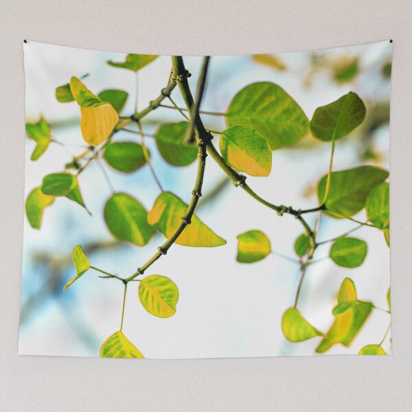 Item preview, Green And Yellow Leaves On Branches Exquisite Close-Up designed and sold by DEC02.