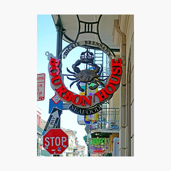 Item preview, Bourbon House Signage  designed and sold by Robert Meyers-Lussier.