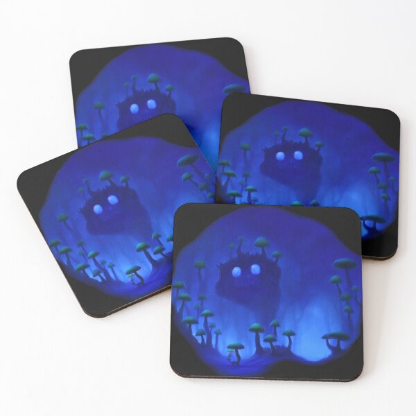 Item preview, Tree-monster in a mushroom forest I blue designed and sold by BrachiaST.