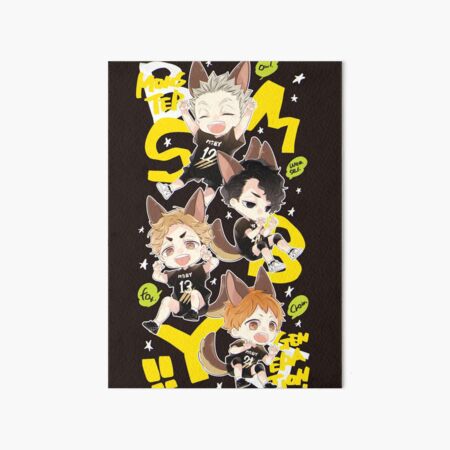 Haikyuu Black Jackals Bokuto Atsumu Sakusa And Hinata Art Board Haikyuu Black Jackals Bokuto Atsumu Sakusa And Hinata Art Board
