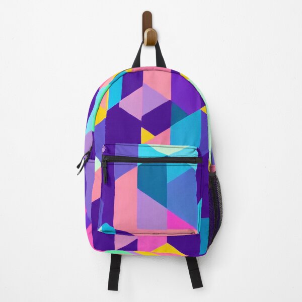 Item preview, Modern Abstract Geometric Pattern in Beautifully Neon Colors designed and sold by Evolvity.