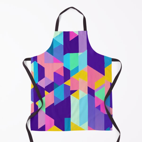 Item preview, Modern Abstract Geometric Pattern in Beautifully Neon Colors designed and sold by Evolvity.