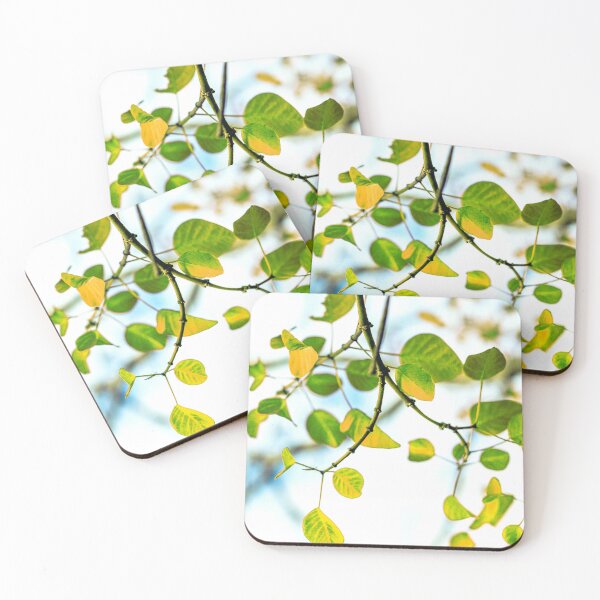 Item preview, Green And Yellow Leaves On Branches Exquisite Close-Up designed and sold by DEC02.