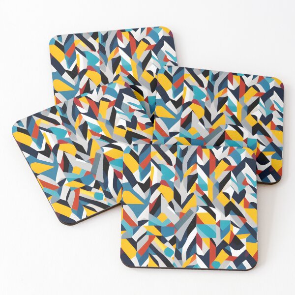 Item preview, Modern Abstract Design with Small Geometric Shapes and Bright Colors designed and sold by Evolvity.