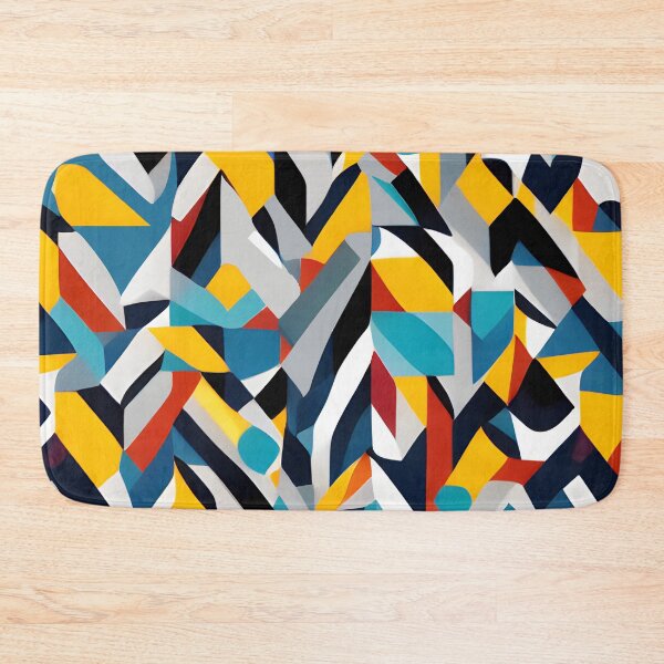 Item preview, Modern Abstract Design with Small Geometric Shapes and Bright Colors designed and sold by Evolvity.