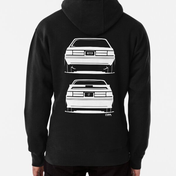 Ford Mustang Fox Body Rear Pullover Hoodie