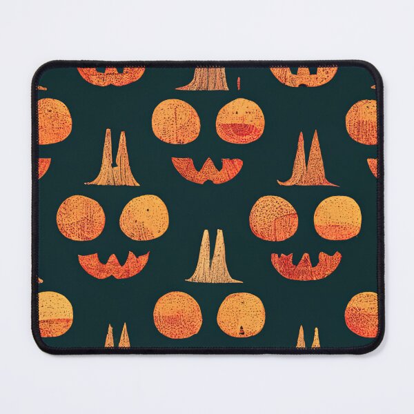 Item preview, Spooky Pumpkin Halloween Smiles Pattern designed and sold by DennistonMade.