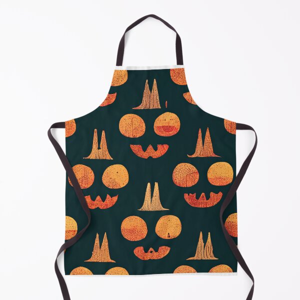Item preview, Spooky Pumpkin Halloween Smiles Pattern designed and sold by DennistonMade.