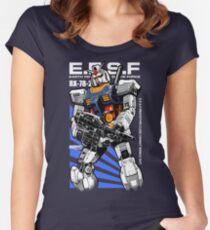Gundam RX 78 Women's Fitted Scoop T-Shirt