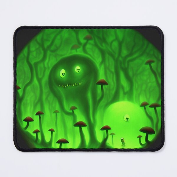 Item preview, Tree-monster in a mushroom forest II green designed and sold by BrachiaST.