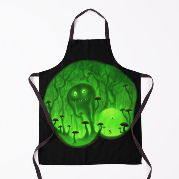 Item preview, Tree-monster in a mushroom forest II green designed and sold by BrachiaST.