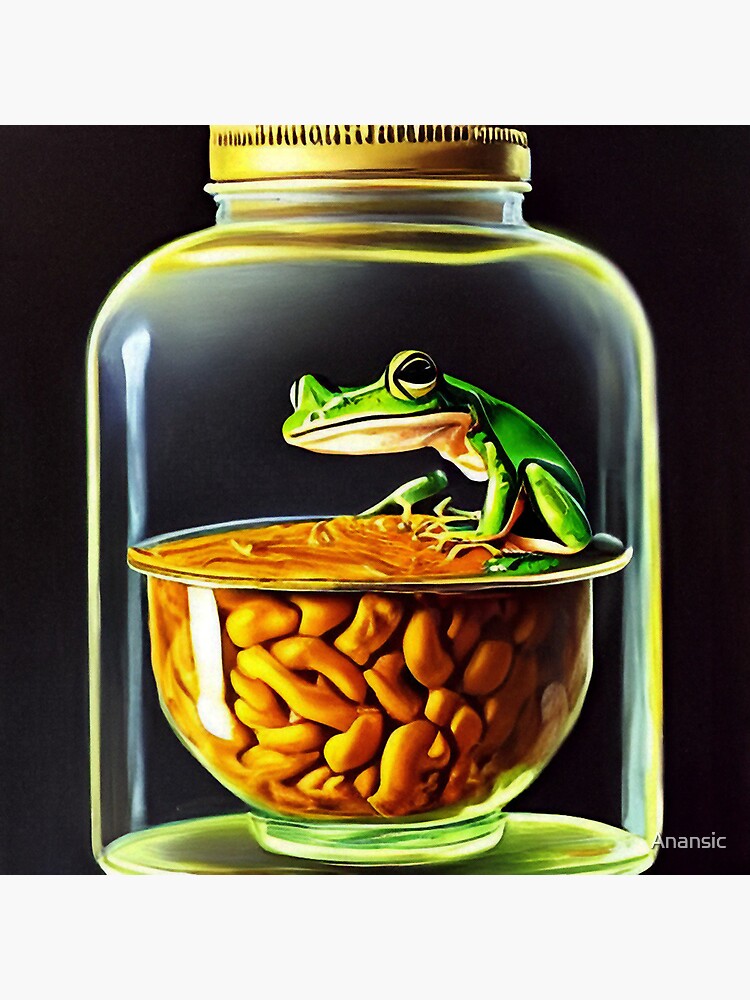 "Peanut butter frog" Sticker for Sale by Anansic Redbubble