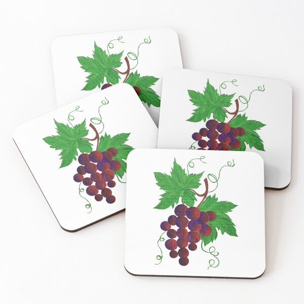 Item preview, Purple Grapes on a vine designed and sold by artichromadsgns.