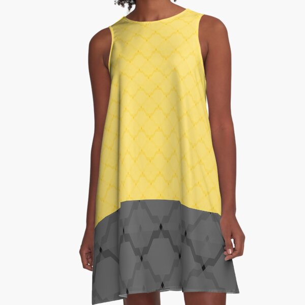 yellow and gray outfits