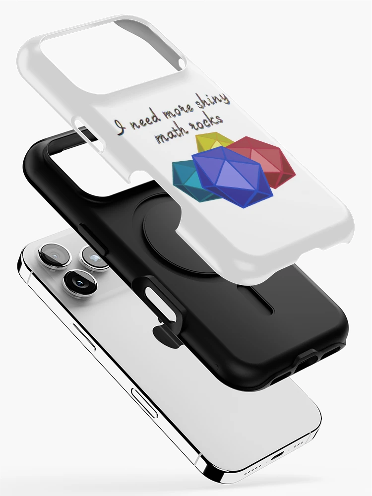 Thumbnail 2 of 4, iPhone Case, Dice - Shiny Math Rocks designed and sold by StarlitFirefly.