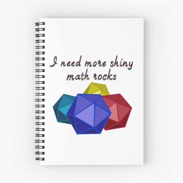 Item preview, Dice - Shiny Math Rocks designed and sold by StarlitFirefly.