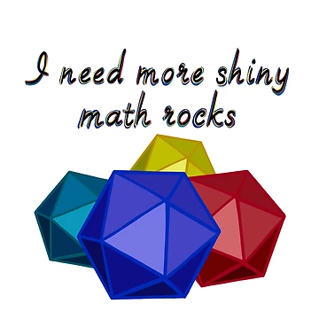 Artwork thumbnail, Dice - Shiny Math Rocks by StarlitFirefly