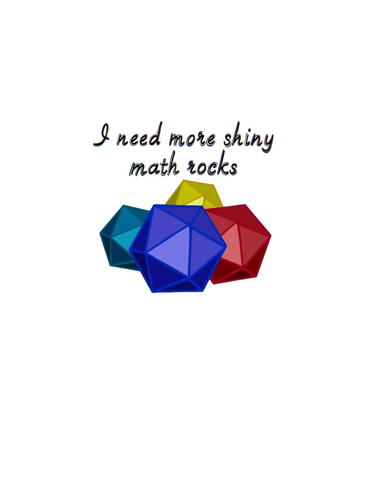 Thumbnail 5 of 5, A-Line Dress, Dice - Shiny Math Rocks designed and sold by StarlitFirefly.