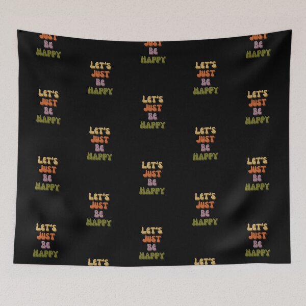 Item preview, Just Let's Be Happy Aesthetic Retro  designed and sold by Jalib.