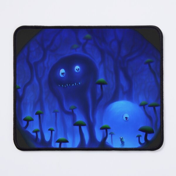 Item preview, Tree-monster in a mushroom forest II blue designed and sold by BrachiaST.