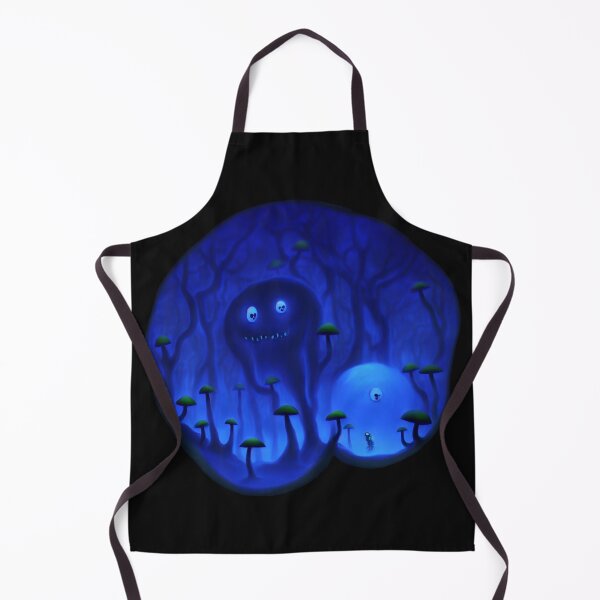 Item preview, Tree-monster in a mushroom forest II blue designed and sold by BrachiaST.