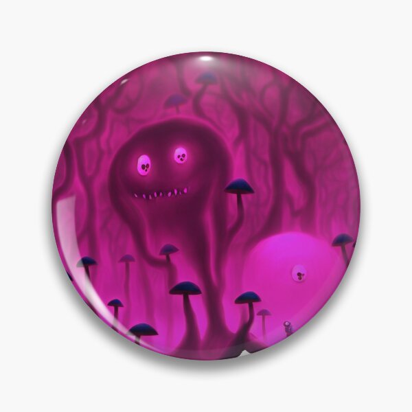Item preview, Tree-monster in a mushroom forest II red designed and sold by BrachiaST.