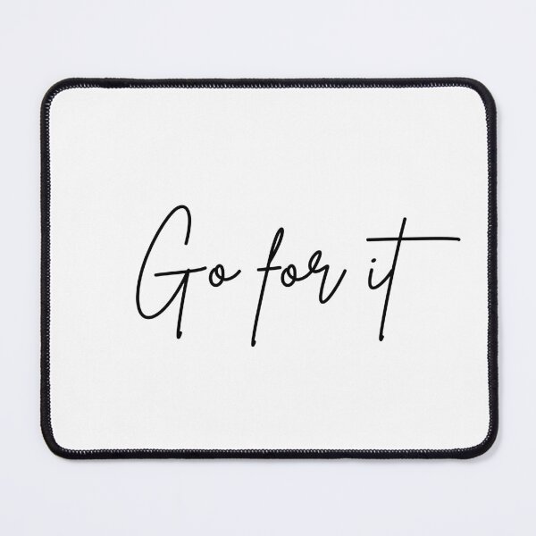 Item preview, Go For It(Motivational Quote) Typography designed and sold by Jalib.