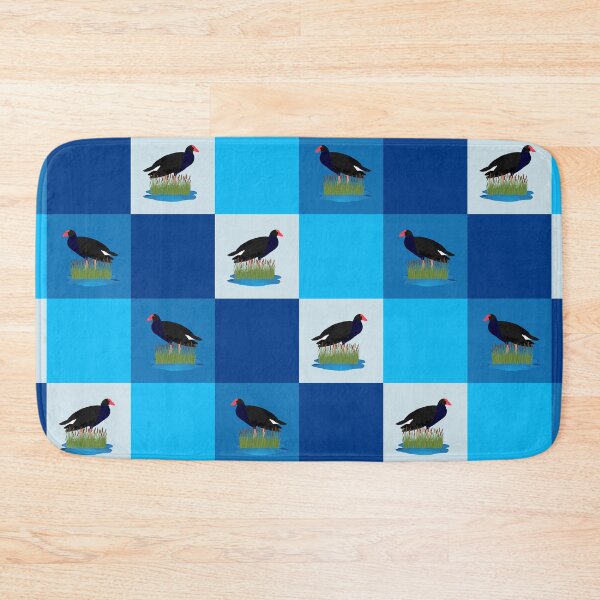 Item preview, Pukeko New Zealand bird in geometric pattern designed and sold by Rosefurn.