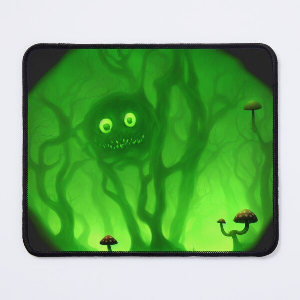 Item preview, Tree-monster in a mushroom forest III green designed and sold by BrachiaST.