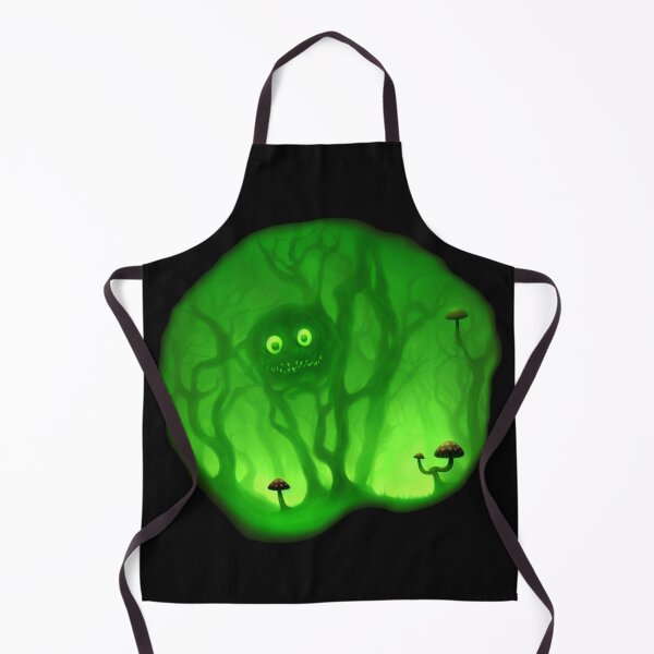 Item preview, Tree-monster in a mushroom forest III green designed and sold by BrachiaST.