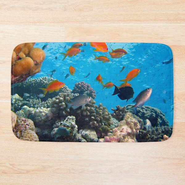 Item preview, Group of Orange Fish Living in Coral Reef designed and sold by Luxxe87.
