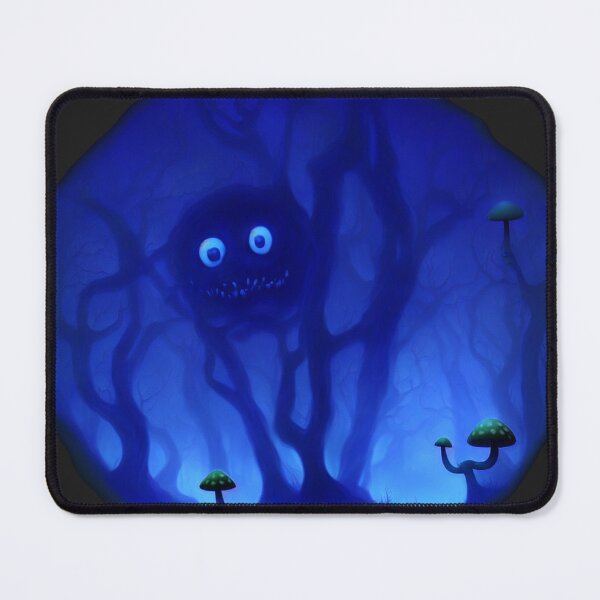 Item preview, Tree-monster in a mushroom forest III blue designed and sold by BrachiaST.