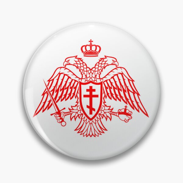 Item preview, Orthodox Christian double-headed Byzantine Eagle, Red designed and sold by SoapPartyStudio.