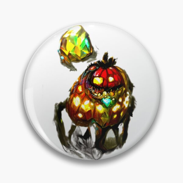 Item preview, Halloween Pumpkin Monster - Diamond Greed Style designed and sold by zheworkstudio.