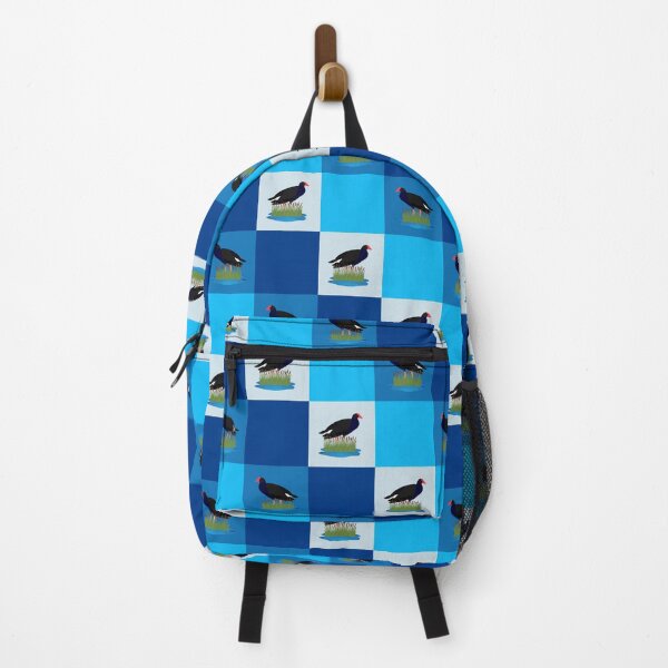 Item preview, Pukeko New Zealand bird in small geometric pattern designed and sold by Rosefurn.