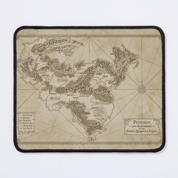 Item preview, Penidien Fantasy Map Prints - Map for The Chronicles of Altaica and The Tales of Altaica (Artwork by Misty Beee) designed and sold by tracymjoyce.