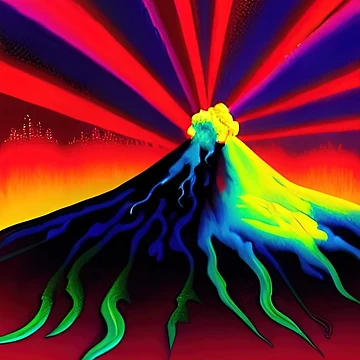 Artwork thumbnail, The Volcano Erupts by RockingPandS