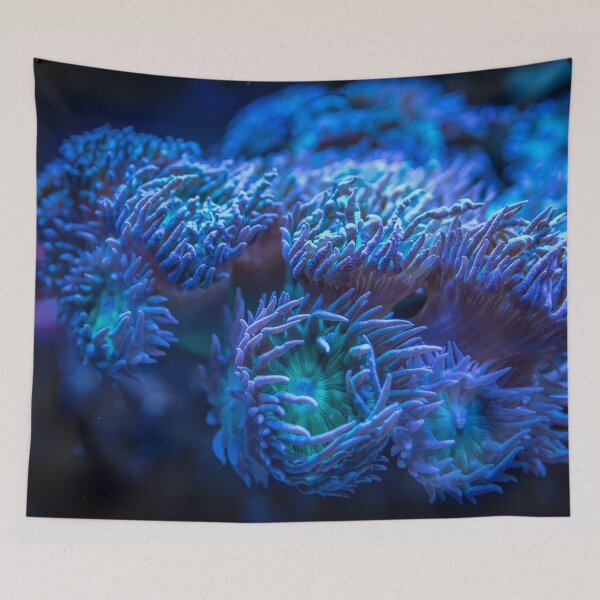 Item preview, Purple Sea Anemone on Coral Reef designed and sold by Luxxe87.